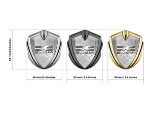 Dacia 3D Emblem Abzeichen Anpassbar Kraft 3D Design